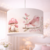 Hanglamp kinderkamer, verlichting kinderkamer, meisjeskamer verlichting, hanglamp, roze, diertjes, elfjes