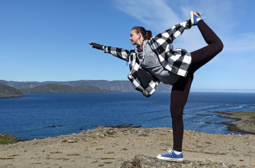 jóga, dancer pose, natarajasana