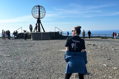 Nordkapp, druhý nejsevernější bod Evropy, Norsko