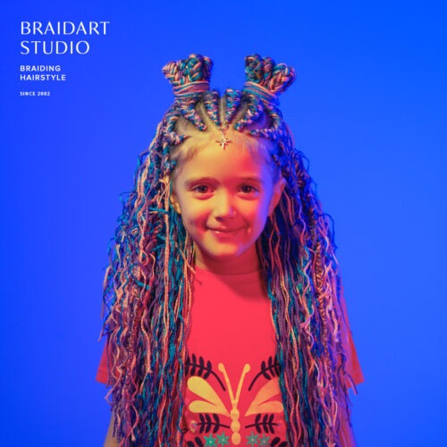 детские афрокосы