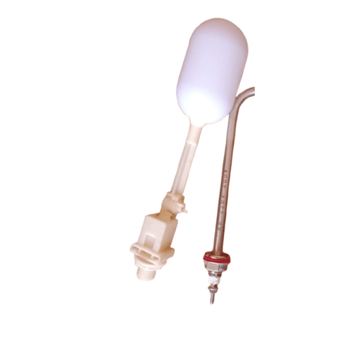 Incubator Automatic water valve with white float bulb and brass stem – humidity control for poultry egg incubators in Kenya