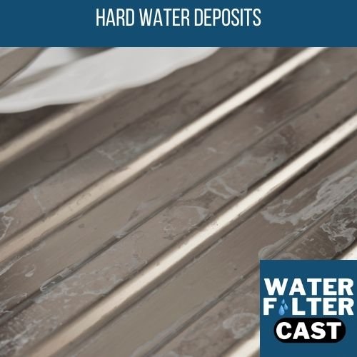 Signs of Hard Water - (With Examples) 8 hard water deposits