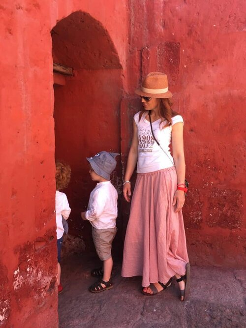 Monasterio Santa Catalina. Arequipa is called the white city, but that doesn't apply in here!