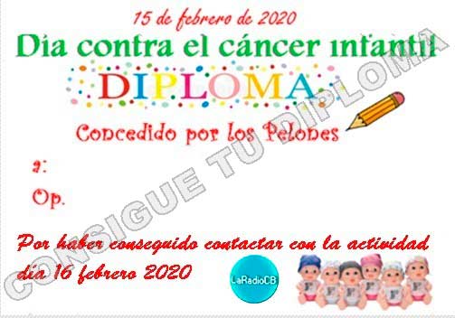 Activación día contra el cáncer infantil LaRadioCB