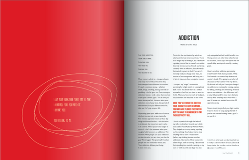 Like the Wind Running Magazine Article Illustration Preview