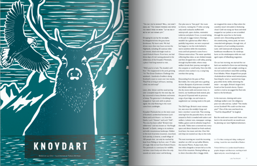 Like the Wind Running Magazine Article Illustration Preview