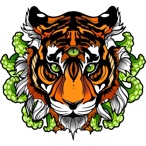 Elysian Element Tiger-Tentacles logo