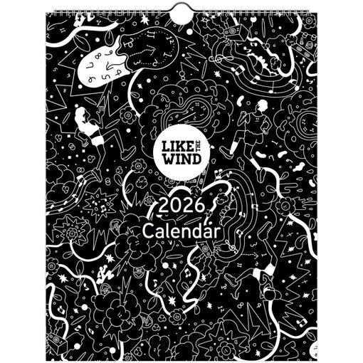 Like the Wind Running Art 2026 Wall Calendar (USA & Canada) - Image 2