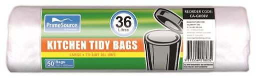 CAST AWAY KITCHEN TIDY BAGS ROLL LARGE 50S Pack Size: 20