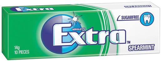 WRIGLEYS EXTRA PELLET SPEARMINT 10S Pack Size: 24
