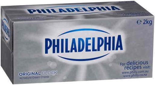 PHILADELPHIA PHILADELPHIA CREAM CHEESE 2KG Pack Size: 8