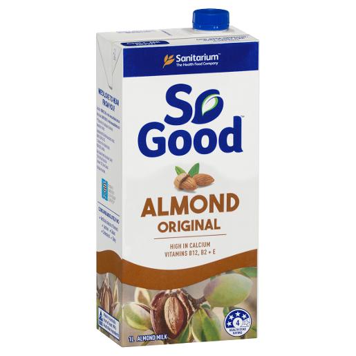 SANITARIUM SO GOOD ALMOND MILK UHT 1L Pack Size: 12