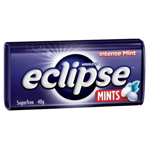 WRIGLEYS ECLIPSE MINTS INTENSE MINT 40GM Pack Size: 12