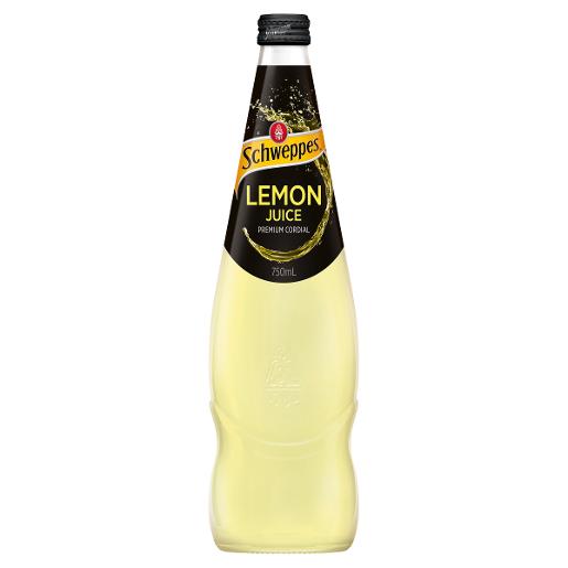 SCHWEPPES LEMON CORDIAL 750ML pack size: 6