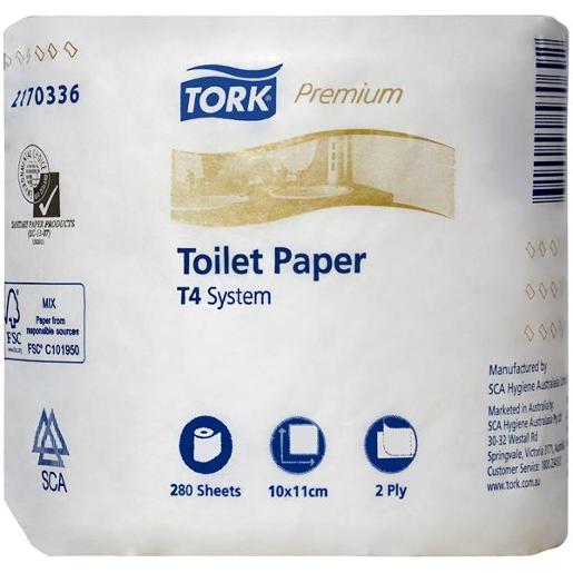 TORK PREMIUM TOILET ROLL T4 1EA Pack Size: 48