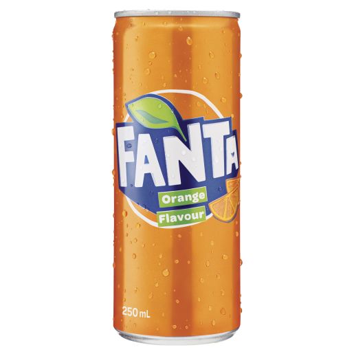FANTA ORANGE SOFT DRINK 250ML Pack Size: 24