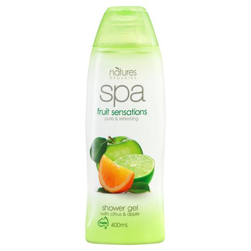 NATURES ORGANIC FRUIT SENSATION BODY WASH 400ML Pack Size: 4