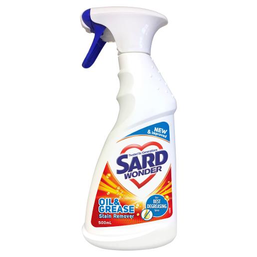 SARD WONDER OXYPLUS STAIN REMOVER SPRAY 500ML Pack Size: 6
