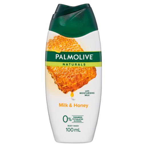 PALMOLIVE NATURALSMILK AND HONEY SHOWER MILK 100ML Pack Size: 6