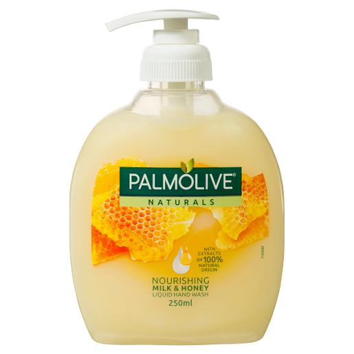 PALMOLIVE NATURALS MILK AND HONEY LIQUID HAND WASH PUMP 250ML Pack Size: 6