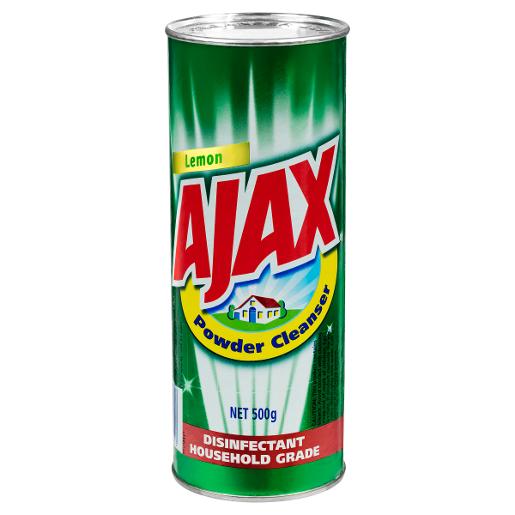 AJAX LEMON POWDER CLEANSER 500G Pack Size: 6
