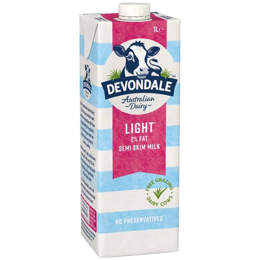 DEVONDALE MILK LONGLIFE SKIM SEMI 1L Pack Size: 10