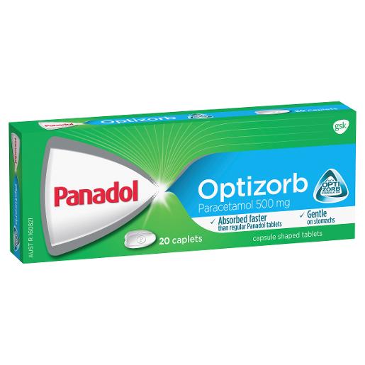 PANADOL CAPLETS WITH OPTIZORB 16S Pack Size: 24