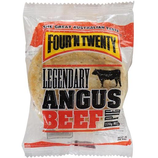 FOUR N 20 PIE ANGUS BEEF 175GM X 12