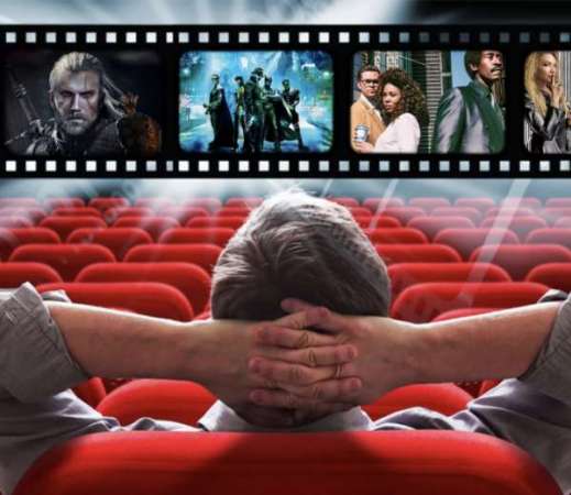 Логотип телеграмм бота - Телеграм-бот для рекомендаций фильмов и сериалов - Фильмы и Сериалы