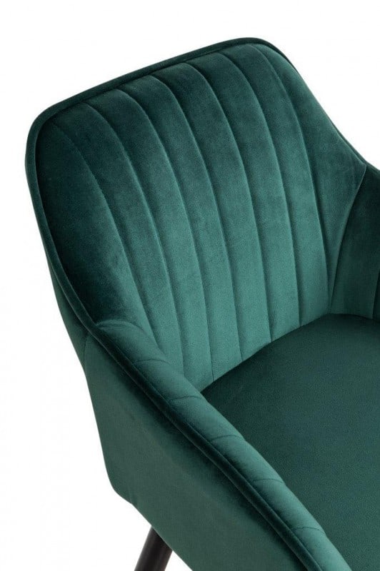 Barstuhl Turin smaragdzelená zamat