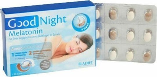 Eladiet Good Night Melatonin 30 Δισκία