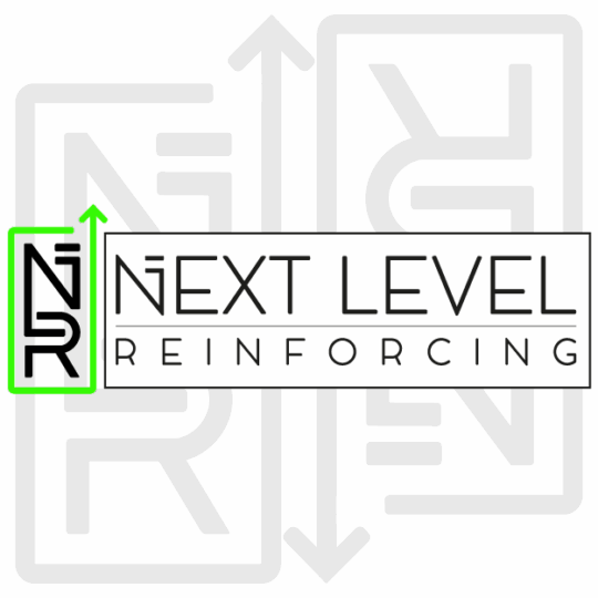 next level reinforcing logo