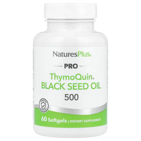 Natures Plus Thymoquin Black Seed Oil 500mg 60softgels