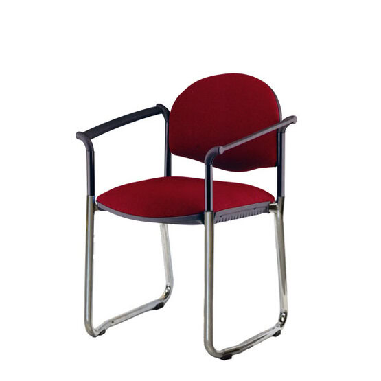 Silla Roma trineo con apoyabrazos