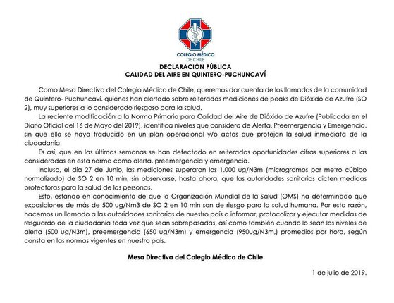 medidas de resguardo