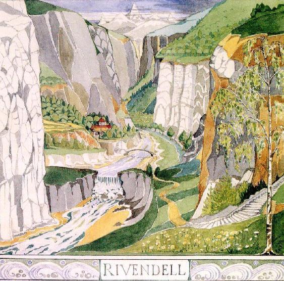 Real Inspirations for Middle Earth in Switzerland Rivendell 6 Rivendell_illustration