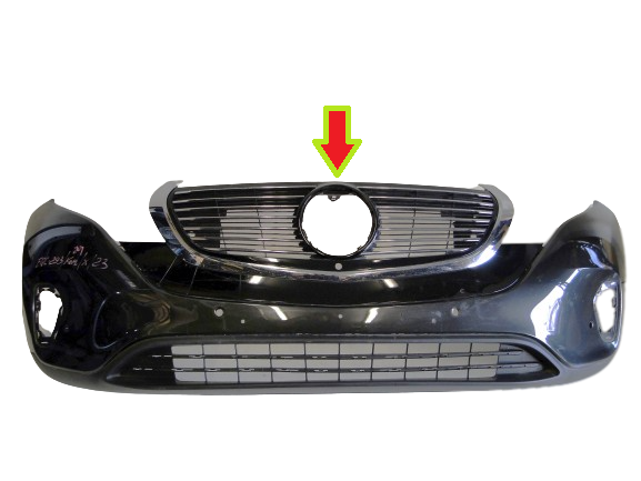 MERCEDES EQC 293 N293 W293 X293 GRILL ATRAPA ZDERZAKA