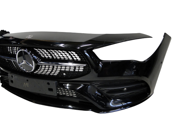 MERCEDES CLA 118 W118 ZDERZAK PRZEDNI PTS KOMPLETNY CZARNY 696