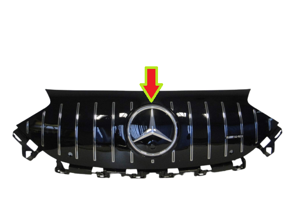 MERCEDES EQS 297 W297 EMBLEMAT GWIAZDA W GRILL
