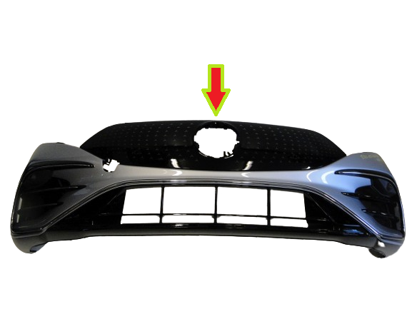 MERCEDES EQS 297 V297 GRILL ATRAPA ZDERZAKA AMG DIAMOND