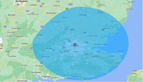 HIU SERVICE AREAS WE COVER