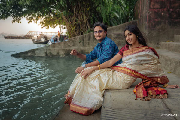 preweddong shoot at princep ghat