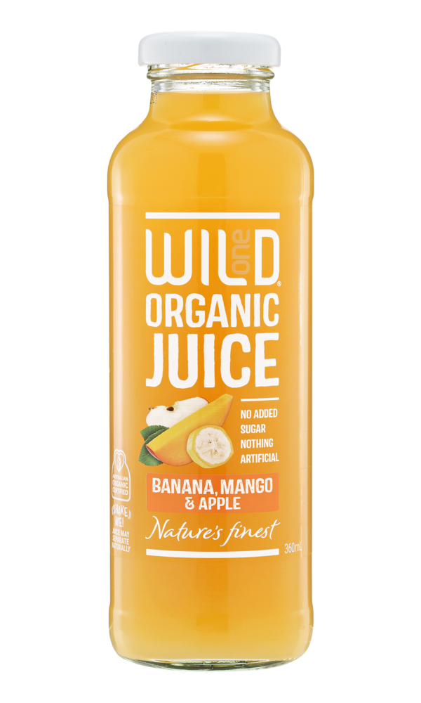 Wild Organic Banana Mango & Apple 360ml Pack Size:12