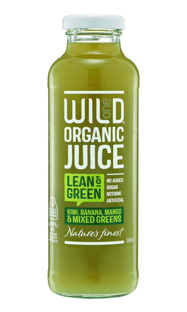 Wild One Organic Lean & Green 360ml Pack Size:12