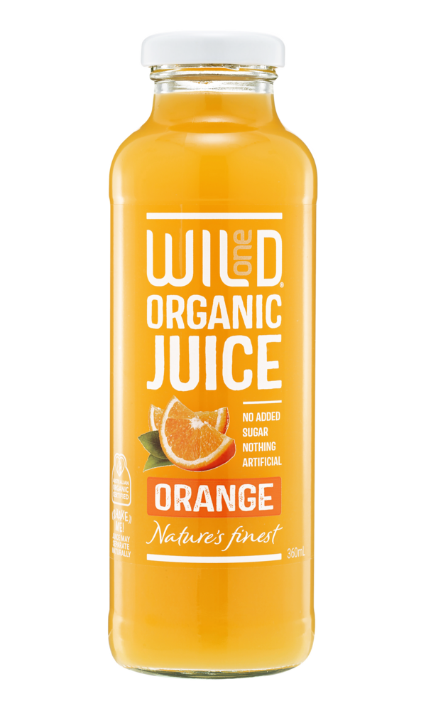 Wild Organic Orange 360ml Pack Size:12