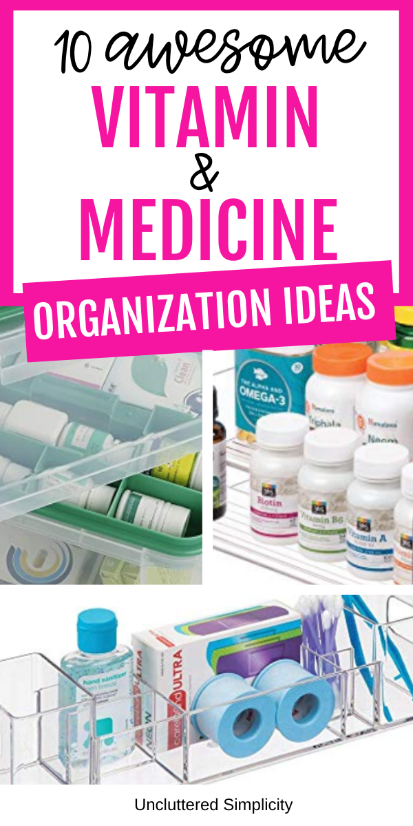 medicine organization ideas
