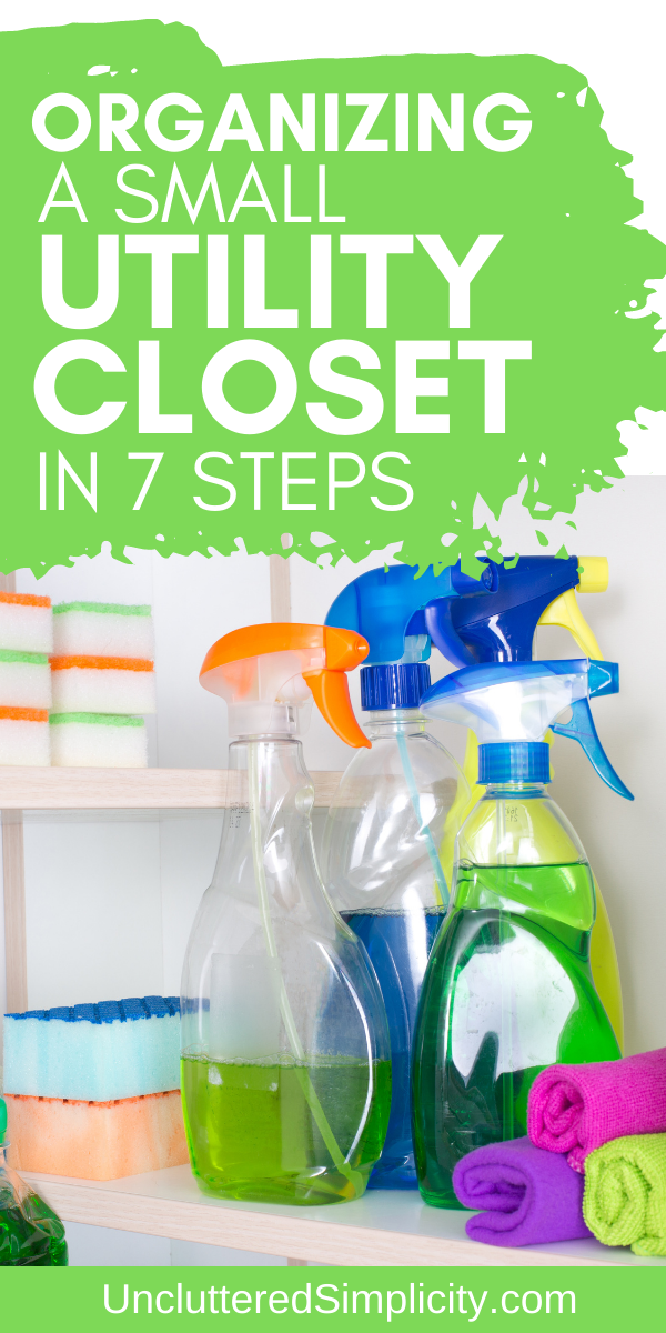 How to Organize Your Cleaning or Utility Closet