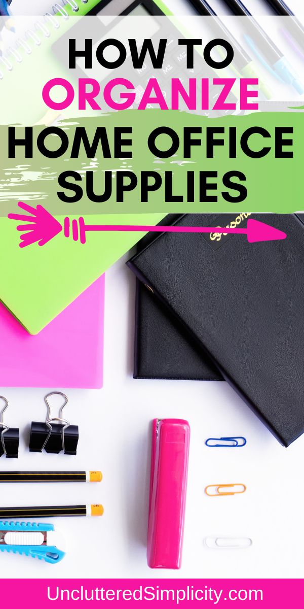 How to Organize Office Supplies in the Home Office 