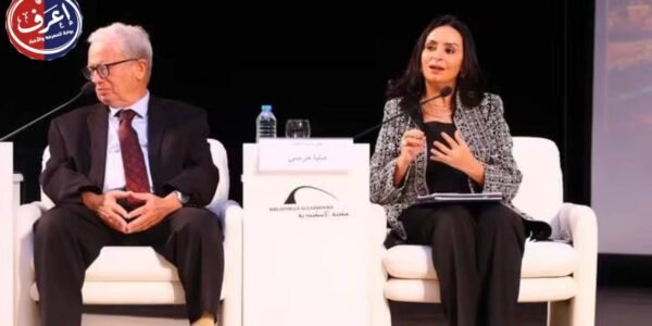 الهوية ليست قالباً جامداً.. رسائل مايا مرسي من قلب مكتبة الإسكندرية