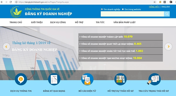 tra cứu người đại diện pháp luật của doanh nghiệp